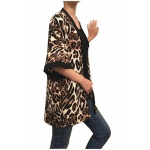 Leopard Print Kimono